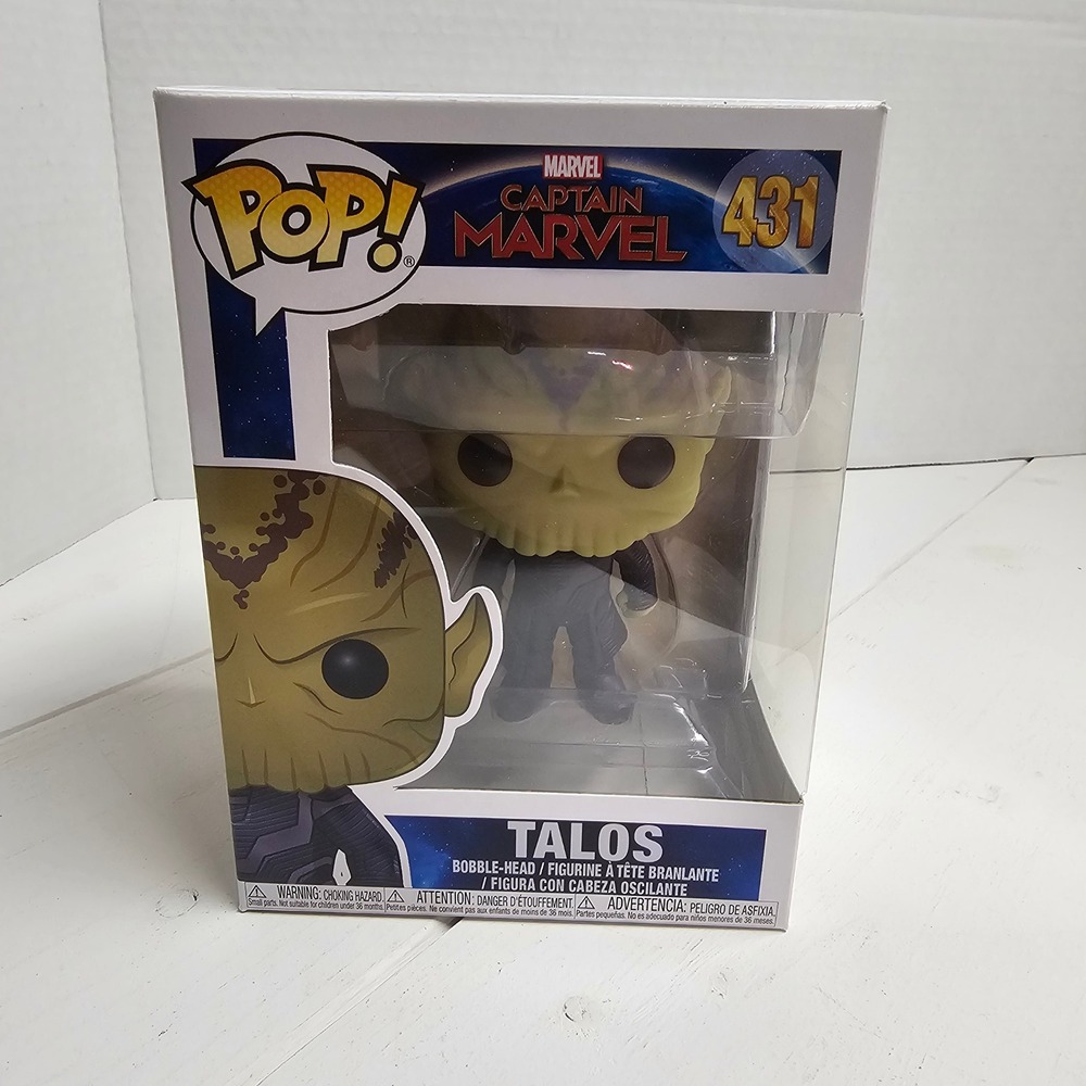 Funko Pop Marvel Captain Marvel Talos 431 Vinyl Bobble-Head Figure‎ MCU Skrull